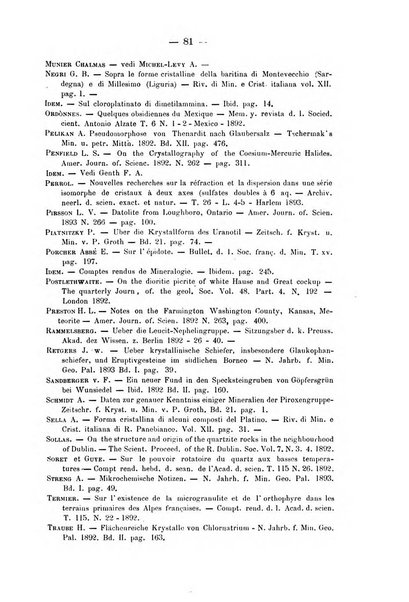 Giornale di mineralogia, cristallografia e petrografia