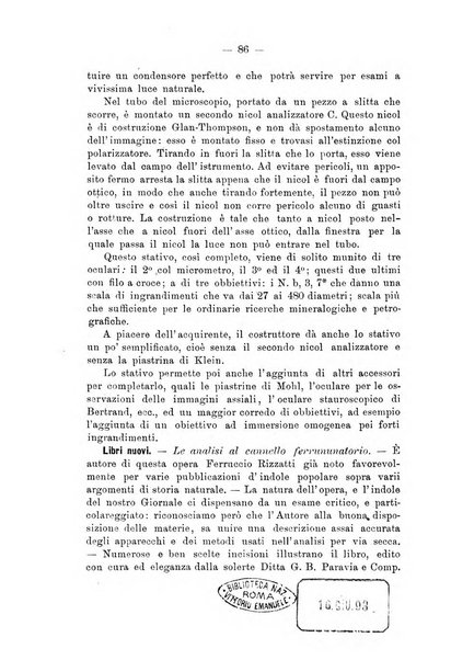 Giornale di mineralogia, cristallografia e petrografia