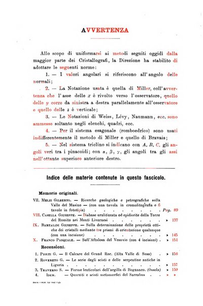 Giornale di mineralogia, cristallografia e petrografia