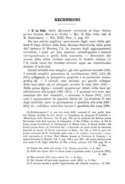 Giornale di mineralogia, cristallografia e petrografia