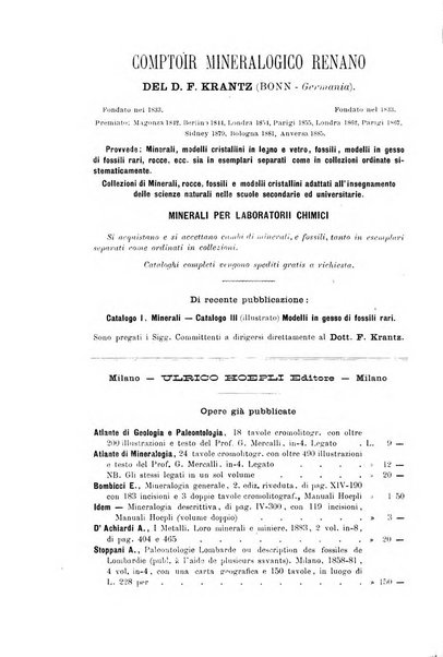 Giornale di mineralogia, cristallografia e petrografia