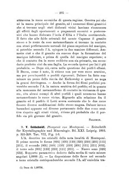 Giornale di mineralogia, cristallografia e petrografia