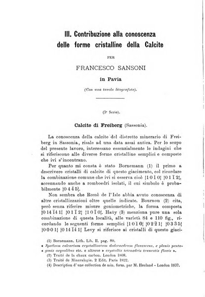 Giornale di mineralogia, cristallografia e petrografia