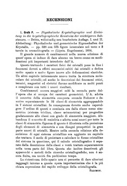 Giornale di mineralogia, cristallografia e petrografia