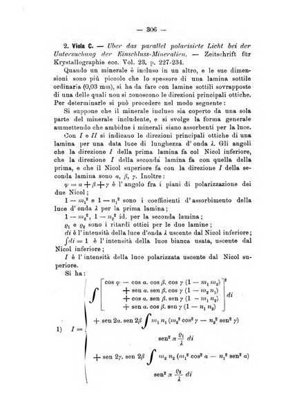 Giornale di mineralogia, cristallografia e petrografia