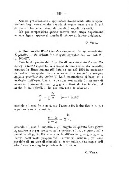 Giornale di mineralogia, cristallografia e petrografia