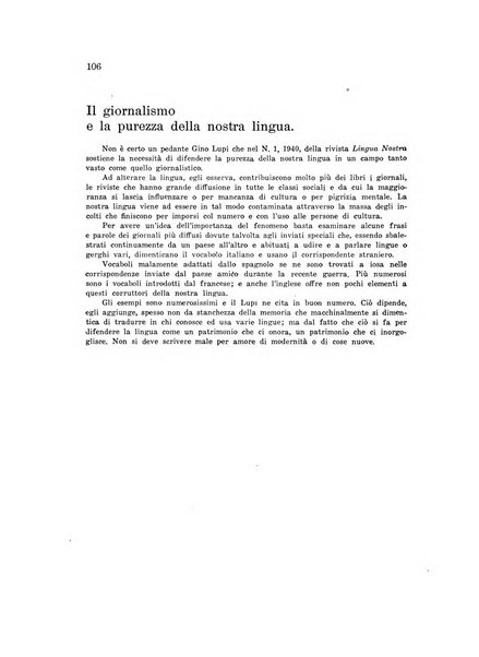 Il giornalismo rassegna trimestrale di studi sulla stampa periodica italiana