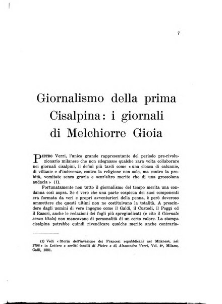 Il giornalismo rassegna trimestrale di studi sulla stampa periodica italiana