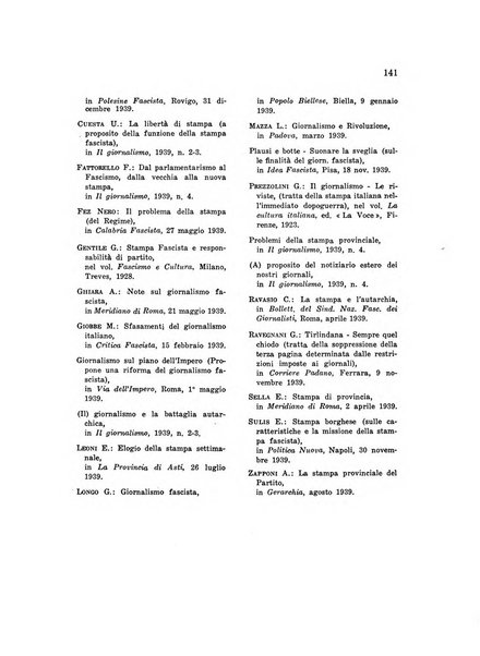 Il giornalismo rassegna trimestrale di studi sulla stampa periodica italiana