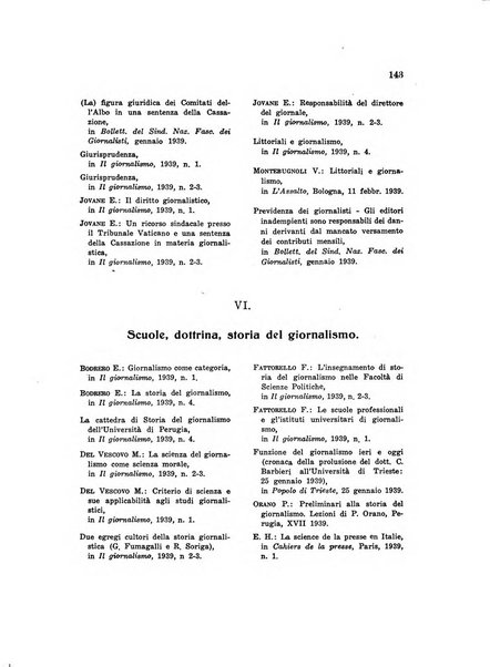 Il giornalismo rassegna trimestrale di studi sulla stampa periodica italiana