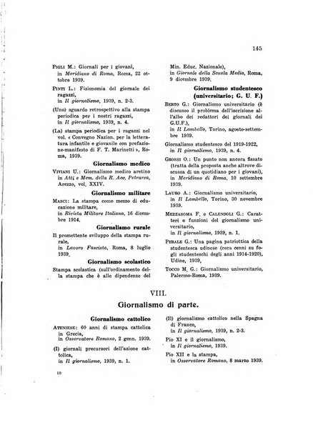 Il giornalismo rassegna trimestrale di studi sulla stampa periodica italiana