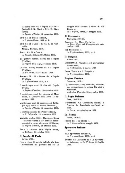 Il giornalismo rassegna trimestrale di studi sulla stampa periodica italiana