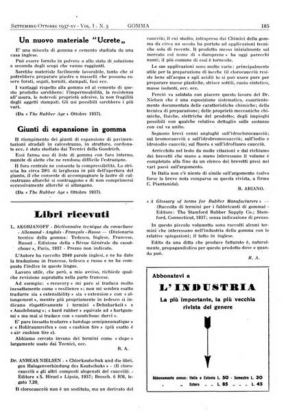 Gomma rivista bimestrale