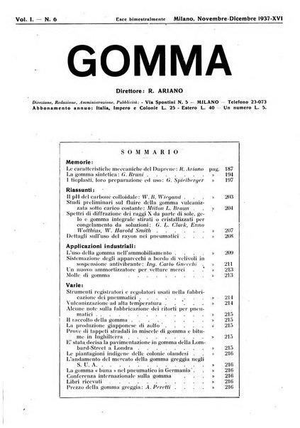 Gomma rivista bimestrale