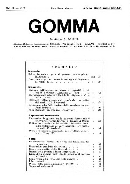 Gomma rivista bimestrale