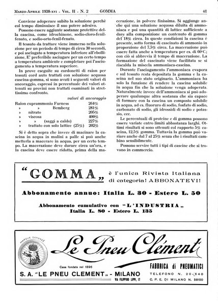 Gomma rivista bimestrale