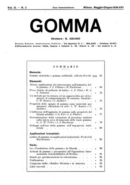 Gomma rivista bimestrale