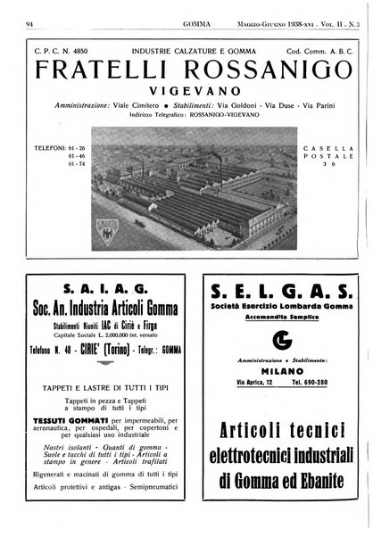 Gomma rivista bimestrale