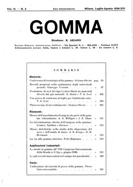 Gomma rivista bimestrale