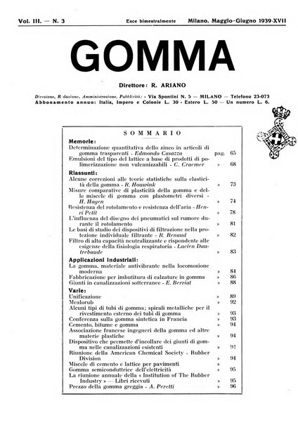 Gomma rivista bimestrale