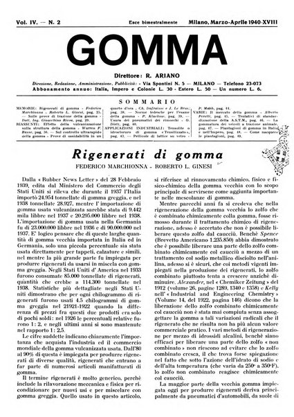 Gomma rivista bimestrale