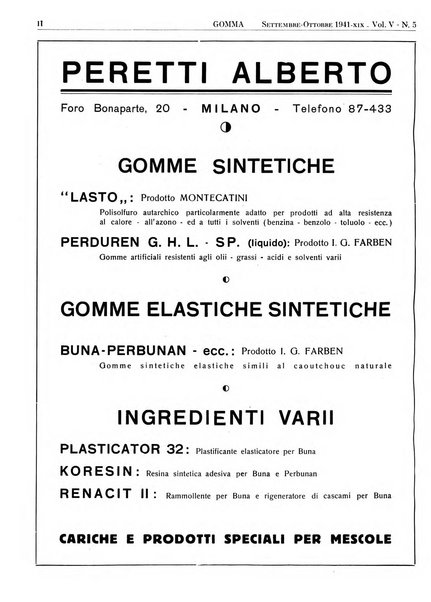 Gomma rivista bimestrale