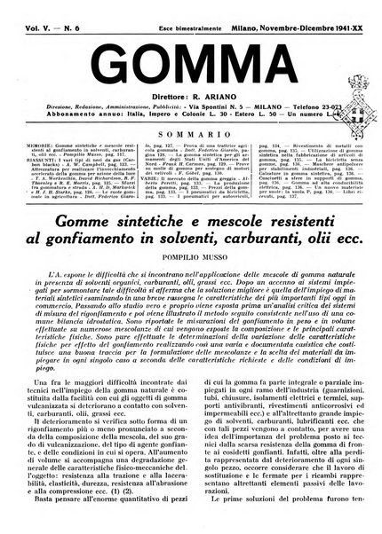 Gomma rivista bimestrale