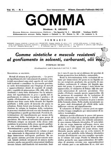 Gomma rivista bimestrale