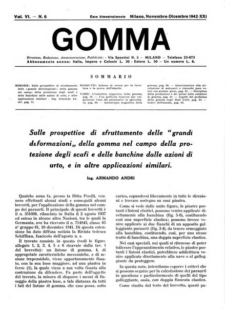 Gomma rivista bimestrale