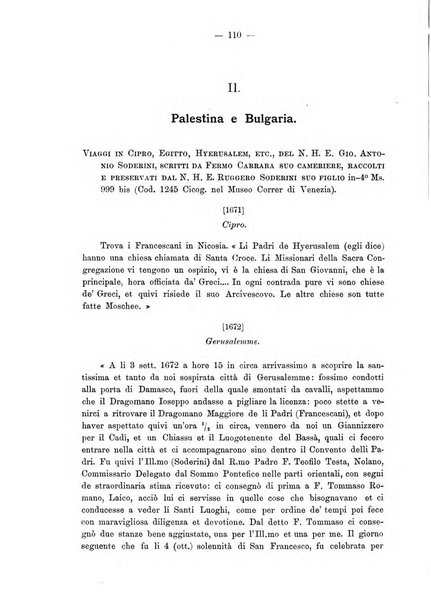 Le missioni francescane in Palestina ed in altre regioni della terra cronaca mensile in varie lingue