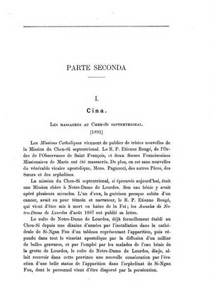 Le missioni francescane in Palestina ed in altre regioni della terra cronaca mensile in varie lingue