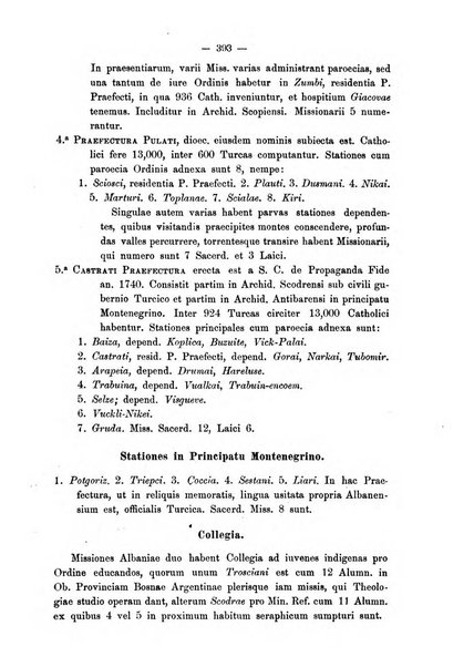 Le missioni francescane in Palestina ed in altre regioni della terra cronaca mensile in varie lingue