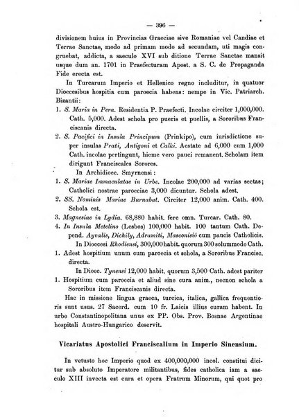 Le missioni francescane in Palestina ed in altre regioni della terra cronaca mensile in varie lingue