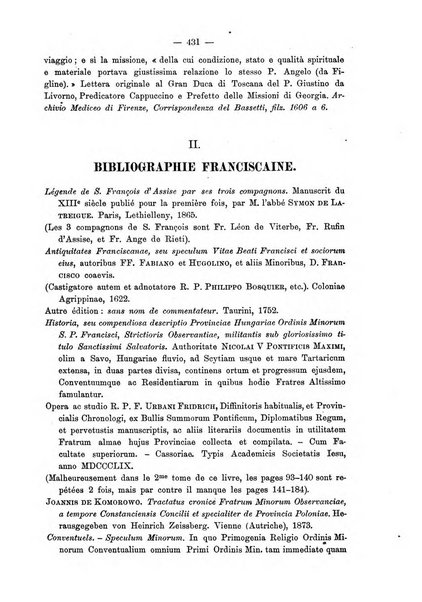 Le missioni francescane in Palestina ed in altre regioni della terra cronaca mensile in varie lingue