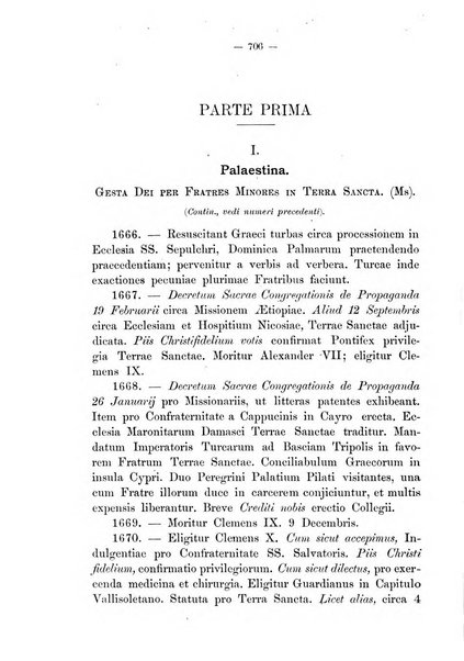 Le missioni francescane in Palestina ed in altre regioni della terra cronaca mensile in varie lingue