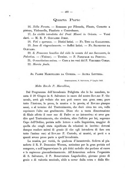 Le missioni francescane in Palestina ed in altre regioni della terra cronaca mensile in varie lingue