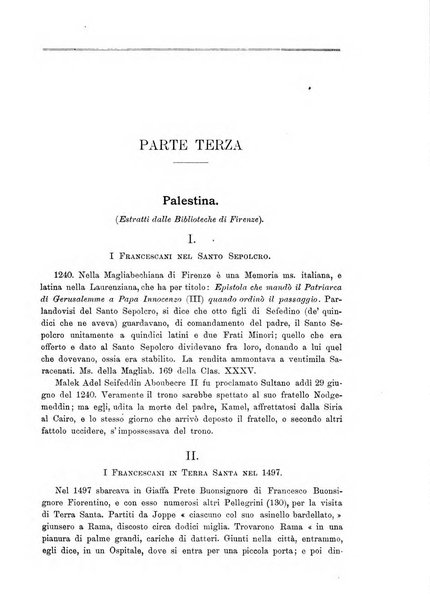 Le missioni francescane in Palestina ed in altre regioni della terra cronaca mensile in varie lingue