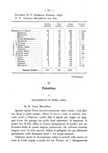 Le missioni francescane in Palestina ed in altre regioni della terra cronaca mensile in varie lingue