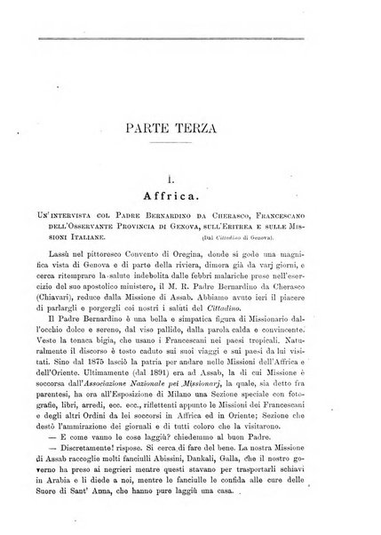 Le missioni francescane in Palestina ed in altre regioni della terra cronaca mensile in varie lingue