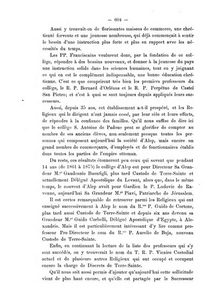 Le missioni francescane in Palestina ed in altre regioni della terra cronaca mensile in varie lingue