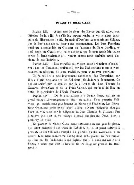 Le missioni francescane in Palestina ed in altre regioni della terra cronaca mensile in varie lingue