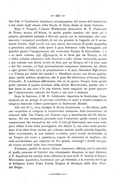 Le missioni francescane in Palestina ed in altre regioni della terra cronaca mensile in varie lingue