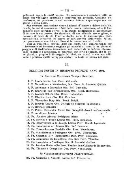 Le missioni francescane in Palestina ed in altre regioni della terra cronaca mensile in varie lingue