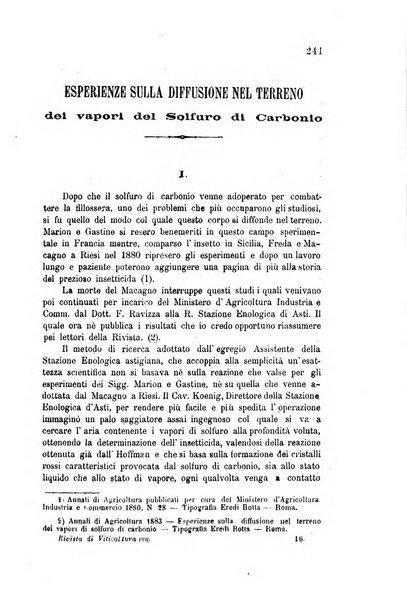 Rivista di viticoltura ed enologia italiana