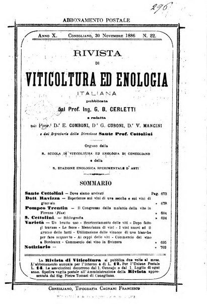 Rivista di viticoltura ed enologia italiana