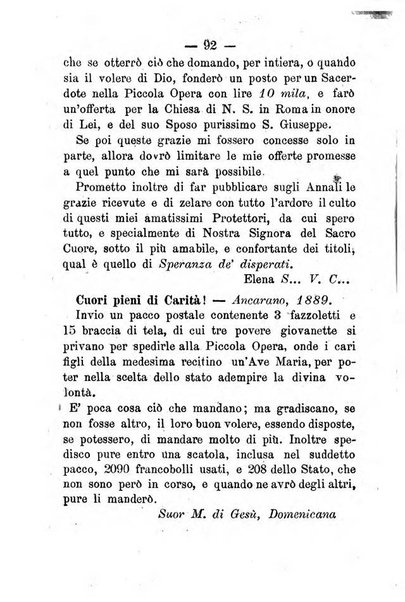 Annali di Nostra Signora del S. Cuore periodico mensile dei Missionari del Sacro Cuore