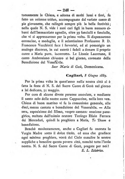 Annali di Nostra Signora del S. Cuore periodico mensile dei Missionari del Sacro Cuore