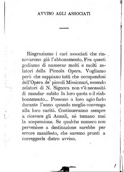 Annali di Nostra Signora del S. Cuore periodico mensile dei Missionari del Sacro Cuore