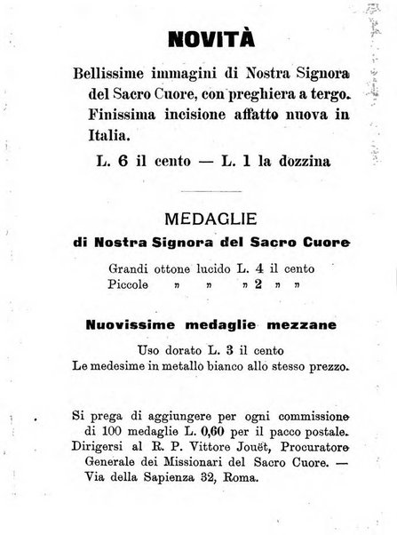 Annali di Nostra Signora del S. Cuore periodico mensile dei Missionari del Sacro Cuore