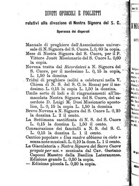 Annali di Nostra Signora del S. Cuore periodico mensile dei Missionari del Sacro Cuore